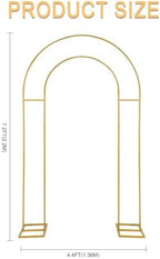 Open Arch Backdrop Stand, Double Arch Frame U Shaped Wedding Arches for Wedding Ceremony Birthday Party Bridal, alternate