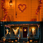 Orange Purple Halloween String Lights Outdoor, 32.5FT 100 LED Waterproof Christmas Lights with 16 Lighting Modes, alternate