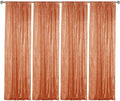 Orange Sequin Backdrop Curtain 4 Panels 2FTx8FT Glitter Orange Background Drapes Sparkle Photography Backdrop