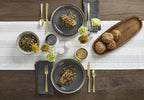 Organic Shades Gray Stoneware 18-Piece Dinnerware Set for 6 in Gray, alternate view 6