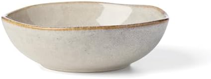 Organic Shades Oatmeal Stoneware 12-Piece Dinnerware Set for 4 in 12 Count in Oatmeal, alternate view 6