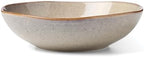 Organic Shades Oatmeal Stoneware 2-Piece Serving Platter Set in 1 Count in Oatmeal, alternate view 3