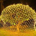Outdoor Christmas Net Lights, 12FT x 5FT 360 LED Fairy String Light with 8 Lighting Modes, Connectable Light for, alternate