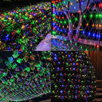 Outdoor Christmas Net Lights, 12FT x 5FT 360 LED Mesh String Light with 8 Lighting Modes, Connectable Light for, alternate
