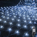Outdoor Christmas Net Lights, 12FT x 5FT 360 LED Mesh String Light with 8 Lighting Modes, Connectable Waterproof