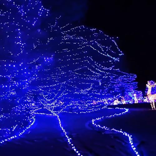 Outdoor Christmas String Lights, 1000 LED 328 FT Plug in Fairy Light with Remote Control 8 Modes & Timer, alternate view 6