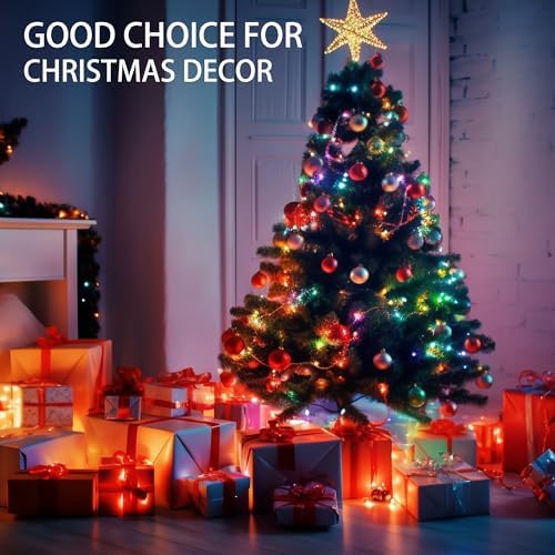 Outdoor Christmas String Lights, 1000 LED 328 FT Plug in Fairy Light with Remote Control 8 Modes & Timer, alternate view 3