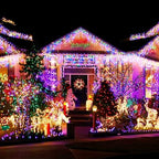 Outdoor Christmas String Lights, 1000 LED 328 FT Plug in Fairy Light with Remote Control 8 Modes & Timer, alternate view 6