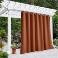 Outdoor Curtain for Patio Waterproof, Rustproof Grommet Thermal Insulated Extra Wide Blackout Privacy Indoor