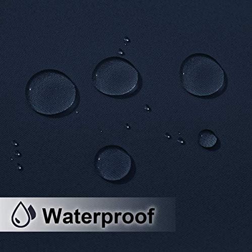 Outdoor Curtainch for Patio Waterproof 140 inch Wide, Rustproof Grommet Thermal Insulated UV Blocking Cabana, alternate view