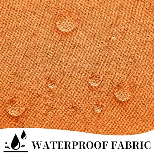 Outdoor Curtains for Patio Waterproof, 1 Panel Non-See-Through Linen Curtains with Grommet Top Indoor Outdoor, alternate view
