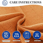Outdoor Curtains for Patio Waterproof, 1 Panel Non-See-Through Linen Curtains with Grommet Top Indoor Outdoor, alternate view