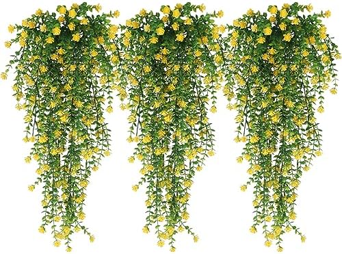 Outdoor Fake Hanging Plants, Draping Plant Vine, Faux Eucalyptus Leaf