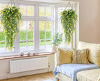 Outdoor Fake Hanging Plants, Draping Plant Vine, Faux Eucalyptus Leaf, alternate view 2