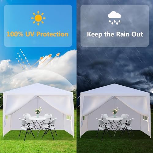 Outdoor Gazebo Canopy Wedding Party Tent Camping Shelter Commercial Instant Shelter Waterproof Tent with, alternate view 5