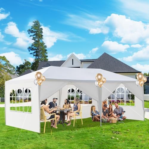 Outdoor Gazebo Canopy Wedding Party Tent Camping Shelter Commercial Instant Shelter Waterproof Tent with, alternate view 2