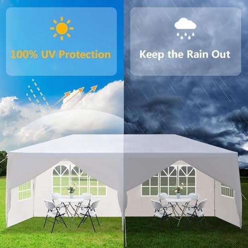 Outdoor Gazebo Canopy Wedding Party Tent Camping Shelter Commercial Instant Shelter Waterproof Tent with, alternate view 4