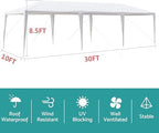 Outdoor Gazebo Canopy Wedding Party Tent Camping Shelter Commercial Instant Shelter Waterproof Tent with, alternate view 2