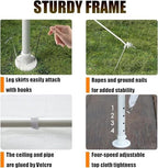 Outdoor Gazebo Canopy Wedding Party Tent Camping Shelter Commercial Instant Shelter Waterproof Tent with, alternate view 6