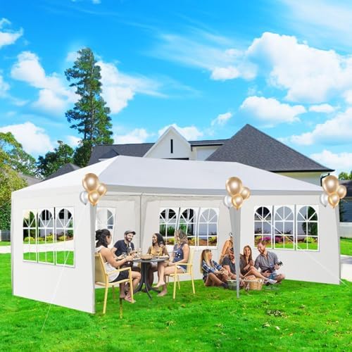 Outdoor Gazebo Canopy Wedding Party Tent Camping Shelter Commercial Instant Shelter Waterproof Tent with, alternate view 2