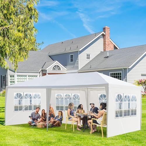 Outdoor Gazebo Canopy Wedding Party Tent Camping Shelter Commercial Instant Shelter Waterproof Tent with, alternate view 3