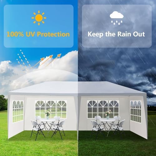 Outdoor Gazebo Canopy Wedding Party Tent Camping Shelter Commercial Instant Shelter Waterproof Tent with, alternate view 4