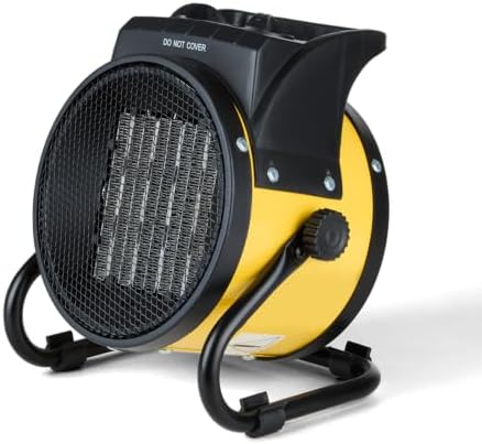 Outdoor Heaters for Patio, 1500W Electric Garage Heater, Yellow