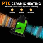 Outdoor Heaters for Patio - 1500W Portable Garage Heater with 60°Adjustable Angle, Overheat Protection & 2S Fast, alternate