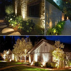 Outdoor Landscape Lighting, 12 Pack LED Spot Lights Kit, Warm White in Warm White, alternate view 6