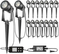 Outdoor Landscape Spotlights, Dusk to Dawn Sensor Control, 16 Pack