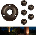 Outdoor Light Mounting Plate with 1/2" NPT for Tree and Wall