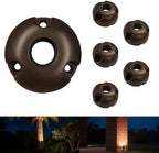 Outdoor Light Mounting Plate with 1/2" NPT for Tree and Wall