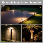 Outdoor Light Mounting Plate with 1/2" NPT for Tree and Wall, alternate view 6