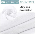 Outdoor Linen Sheer Curtains for Patio Waterproof - Indoor/Outdoor Divider Privacy Added Light Filtering Porch, alternate