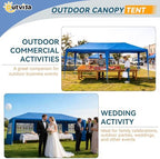 Outdoor Party Tent with 6pcs Sidewalls Blue 10'x20', alternate view 7