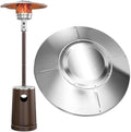 Outdoor Patio Heater Reflector Shield, Upgraded Aluminum Heat Reflector Top Replacement Dome Replacement Parts