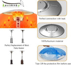 Outdoor Patio Heater Reflector Shield, Upgraded Aluminum Heat Reflector Top Replacement Dome Replacement Parts, alternate