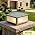 Outdoor Post Light 10X10 in, Column Light, Wired Lantern Column Lamp 110-240V(12-36V Replace Bulb), Garden, alternate view 7