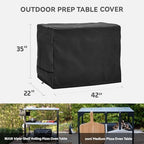 Outdoor Prep Table Cover-Compatible with 42 " Outdoor Utility Cart, alternate view 3