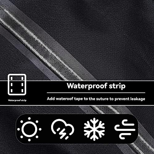 Outdoor Prep Table Cover, for 32 inch Ooni Medium Table, Black in Black, alternate view 4