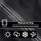 Outdoor Prep Table Cover for Keter Unity Small Portable Table Black, alternate view 5
