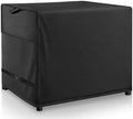 Outdoor Prep Table Cover for Outdoor Wicker Bar Cart, Black in Black