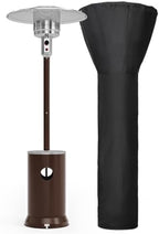 Outdoor Propane Patio Heater, 2-in-1 Table Design, Double-Layer Stainless Steel Burner, with Heavy-Duty