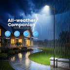 Outdoor Street Light Pole with Ground Cage & Base, 20FT 114+76mm, alternate view 3