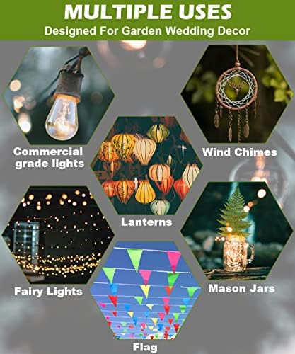 Outdoor String Light Pole, 10 FT Heavy Duty Hanging Light Stand Pole for Outside Garden Lawn, Patio, Christmas, alternate
