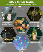 Outdoor String Light Pole, 10 FT Heavy Duty Hanging Light Stand Pole for Outside Garden Lawn, Patio, Christmas, alternate
