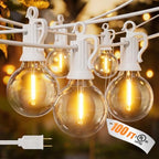 Outdoor String Lights, 100FT 50+2 Bulbs Shatterproof Patio Lights