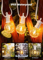 Outdoor String Lights, 100FT 50+2 Bulbs Shatterproof Patio Lights, alternate view 3