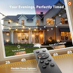 Outdoor String Lights 100FT G40 with Remote 54 LED Shatterproof Bulb, alternate view 6