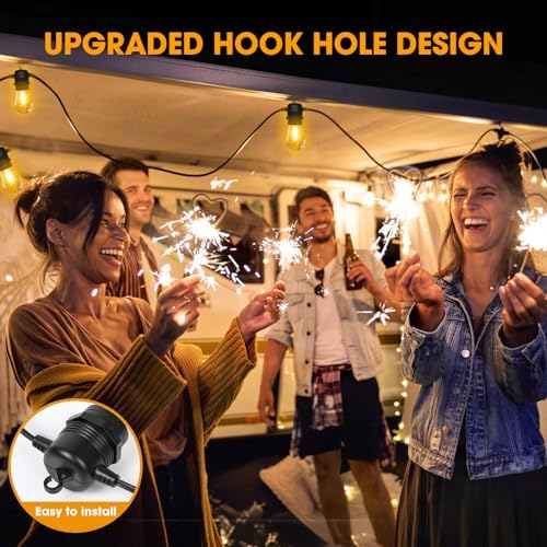 Outdoor String Lights, 100FT LED Waterproof Patio Lights, alternate view 5